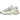 Baskets New Balance 9060 Sea Salt Yellow vue latérale avec mesh blanc cassé, superpositions en daim et accents jaunes sur la semelle épaisse