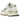 New Balance 9060 Sea Salt Yellow baskets vue angulaire avec tige blanc cassé, détails jaunes et semelle intermédiaire épaisse