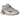 New Balance 9060 Grey Matter Timberwolf baskets vue latérale avec empeigne en daim gris, détails blancs et semelle intermédiaire épaisse