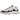 New Balance 9060 Grey Jet Black baskets vue latérale avec empeigne en maille grise et noire, empiècements en cuir et semelle épaisse.