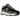 New Balance 9060 Black Grey baskets vue latérale avec mesh noir, empiècements en daim gris et une semelle épaisse aux tons blanc et gris.