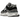 Baskets New Balance 9060 Black Grey vue de côté avec maille noire, empiècements en daim, lacets épais et semelle intermédiaire grise sculpturale.