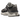 New Balance 9060 Phantom Castlerock baskets en vue latérale avec mesh gris et noir, détails en daim, semelle intermédiaire imposante et logo N