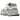 New Balance 9060 Concrete baskets en vue latérale avec empeigne en mesh gris, détails en daim et semelle intermédiaire épaisse et amortissante