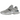 New Balance 9060 Silver Metallic Grey baskets vue latérale présentant une empeigne gris métallisé argenté et une semelle épaisse sculptée