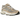 Baskets New Balance 9060 Incense Raincloud Arid Stone en vue angulaire avec tige en daim, semelle intermédiaire chunky et logo N iconique