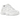 New Balance 9060 Triple White baskets vue latérale avec empeigne en mesh et cuir blanc, semelle épaisse et logo N emblématique