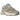 New Balance 9060 Landslide Mushroom baskets vue inclinée avec empeigne en mesh beige, superpositions en daim et semelle intermédiaire épaisse blanche.