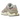 Baskets New Balance 9060 Landslide Mushroom vue sous angle avec daim beige, empiècements en mesh et la semelle intermédiaire épaisse aux tons bruns.