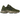 New Balance 9060 Dark Olivine Cordura baskets vue latérale avec empeigne en mesh vert olive, détails en daim et une semelle intermédiaire sculptée