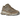 New Balance 9060 Mushroom Timberwolf baskets vue latérale avec un design superposé dans des tons marron et gris et une semelle épaisse.