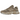 Baskets New Balance 9060 Mushroom Timberwolf en vue angulaire avec tige beige, panneaux en daim, lacets épais et semelle en mousse imposante.