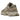 New Balance 9060 Mushroom Timberwolf baskets vue latérale dans des tons terre, avec maille, superpositions en daim et semelle épaisse détaillée