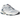 New Balance 9060 Pearl Grey Dark Shoreline Blue baskets vue latérale dans des tons gris et bleu avec empiècements en daim, mesh et semelle épaisse