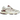 New Balance 9060 Linen Burgundy baskets en vue latérale anglée avec empeigne en mesh beige, empiècements en daim bordeaux et semelle épaisse