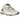 Baskets New Balance 9060 Linen Burgundy vue en angle avec empeigne en mesh crème, détails bordeaux et semelle épaisse caractéristique