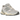 New Balance 9060 Granite Pink baskets vue latérale avec empeigne en daim gris, détails roses et semelle blanche robuste