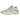New Balance 9060 Granite Pink baskets vue latérale avec empeigne rose, superpositions en daim gris, lacets blancs et semelle intermédiaire épaisse.