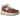 New Balance 9060 Washed Burgundy baskets vue latérale avec empeigne bordeaux en daim et mesh, montée sur une semelle intermédiaire blanche