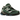 New Balance 9060 Team Forest Green baskets vue latérale avec une tige en daim vert forêt profond, des détails blancs et une semelle épaisse.