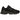 New Balance 9060 Triple Black Patent baskets vue latérale avec détails en cuir verni brillant, empeigne noire et semelle sculptée imposante