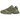 New Balance 9060 Dark Olivine baskets vue de profil avec une empeigne en daim vert olive foncé et une semelle intermédiaire épaisse sculptée