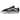 Vans LX Old Skool 36 Pearlized Pack Black Navy baskets vue latérale avec effet nacré brillant sur les côtés, lacets blancs et semelle en gomme