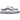 Vans Old Skool Travis Barker Dues Paid White baskets vue latérale avec empeigne blanche, bande latérale emblématique, détails graphiques et semelle en gomme