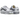 Vans Old Skool Travis Barker Dues Paid White baskets vue de profil avec détails en toile blanche, graphismes contrastés et semelle signature