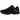 Nike Zoom Vomero 5 Black Patent baskets de profil avec du cuir verni noir, du mesh respirant et une semelle intercalaire blanche