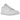 Jordan 1 Low Triple White baskets en cuir blanc avec profil latéral classique, lacets blancs et boîte à orteils perforée