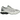 ASICS Gel-Kinetic Fluent Seal Grey Pure Silver baskets de profil avec une tige en mesh gris et des détails argentés