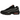 Nike Air Max 95 Black Grey Safety Orange baskets de profil avec des superpositions noires et grises, des lacets orange et une bulle d'air