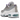 Nike Air Max 95 OG Big Bubble Grape baskets vue de profil avec empeigne blanche, details violets et unites Air