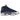 Air Jordan 13 Retro Flint baskets vue sous angle avec pointe en cuir blanc et daim bleu emblématique