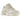New Balance 9060 Beige White baskets vue de profil avec empeigne beige, details blancs et semelle epaisse