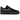 Nike Air Force 1 Low '07 LV8 Black Smoke Grey baskets de profil avec une empeigne noire, des details gris et une semelle blanche