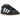 Adidas Campus 00s Core Black Cloud White baskets en vue laterale avec une tige en suède noir, des bandes blanches et des lacets épais