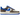 Nike Air Force 1 Low '07 LV8 Cave Stone Hyper Royal baskets en vue laterale avec une tige marron et des details bleus