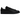 Adidas Stan Smith Triple Black baskets en profil lateral avec une tige, des lacets et une semelle entièrement noirs