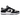Nike Dunk Low Retro SE Panda-Monium White Black Suede baskets en profil lateral classique avec une tige en daim blanc et des details noirs