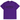 Carhartt WIP S/s Onyx T-shirt Tyrian / Black baskets vue de face avec tissu violet et noir et logo sur la poitrine