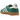 Adidas Gazelle Indoor Collegiate Green Gum baskets de profil avec une tige en daim vert et une semelle extérieure en gomme