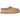UGG Tasman II Slipper Driftwood Biking Red baskets profil lateral avec tige en daim marron et bord brodé rouge
