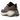 Nike Vomero Plus Caldera Brown Dark Field Brown baskets de profil avec une tige en mesh marron, des lacets et une semelle