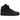 Nike Air Force 1 High 1017 ALYX 9SM Black baskets de profil avec une tige en cuir noir, une bride de cheville et des détails métalliques