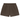 Fear of God Essentials Core Collection Sweatshort Heather Wood baskets profil latéral présentées en coton beige clair avec taille élastique