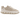 UGG CapTrail Low Light Beige baskets en profil lateral avec tige en suède beige clair, lacets et semelle crantée