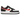 Nike Air Force 1 Low '07 Next Nature Black White University Red baskets en vue laterale avec tige en cuir noir et swoosh blanc
