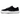 Maison Mihara Yasuhiro Baker OG Sole Canvas Low Black baskets en profil latéral avec une tige en toile noire et une semelle blanche fondue